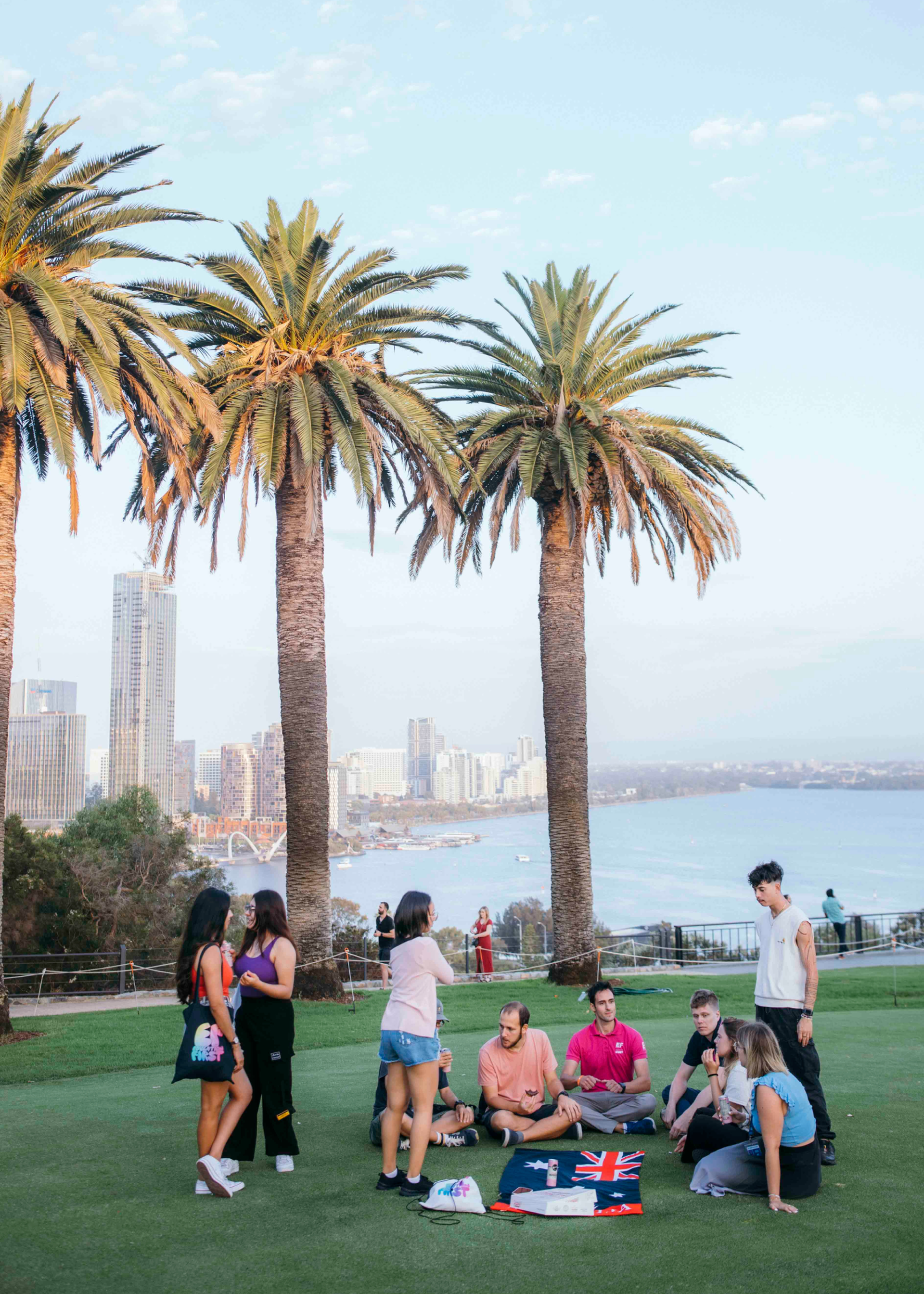 Students Sightseeing