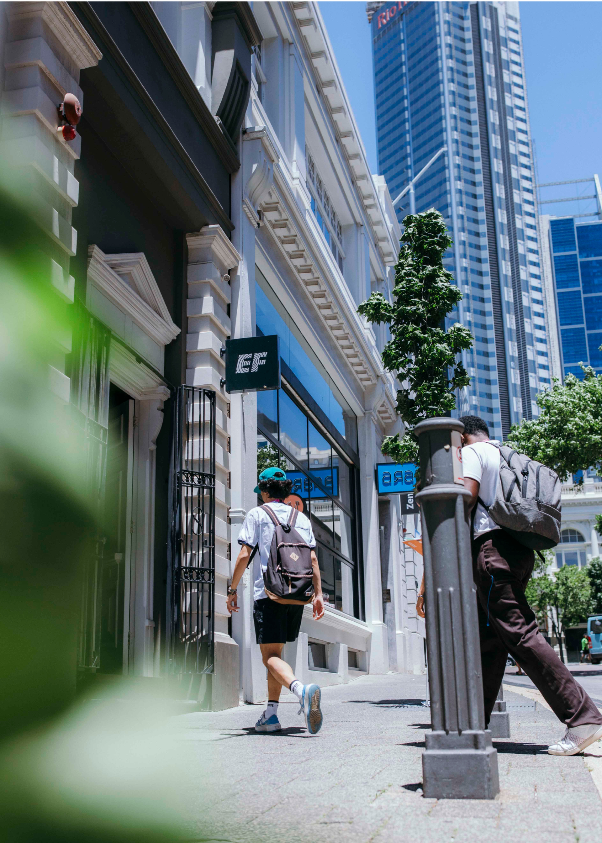 Students Entering School Building
