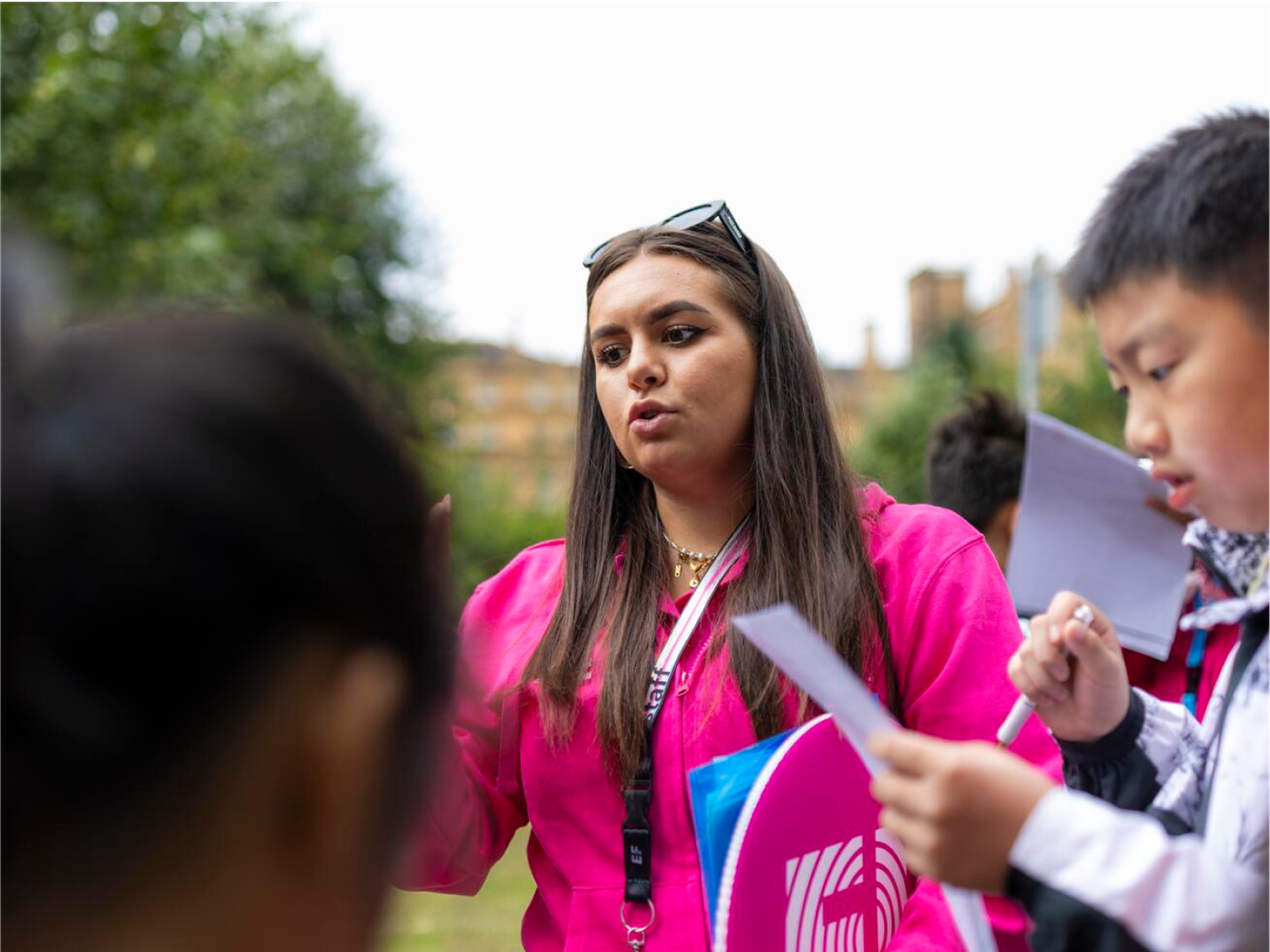 Staff Guiding Students