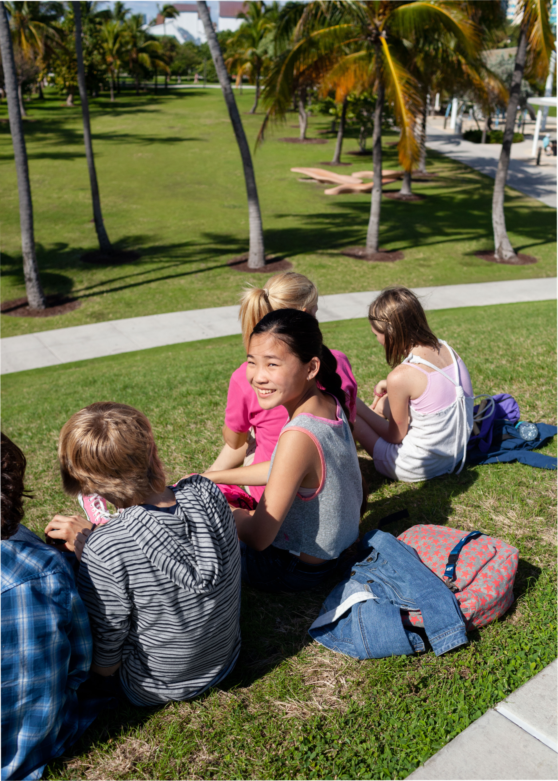 Students Sightseeing