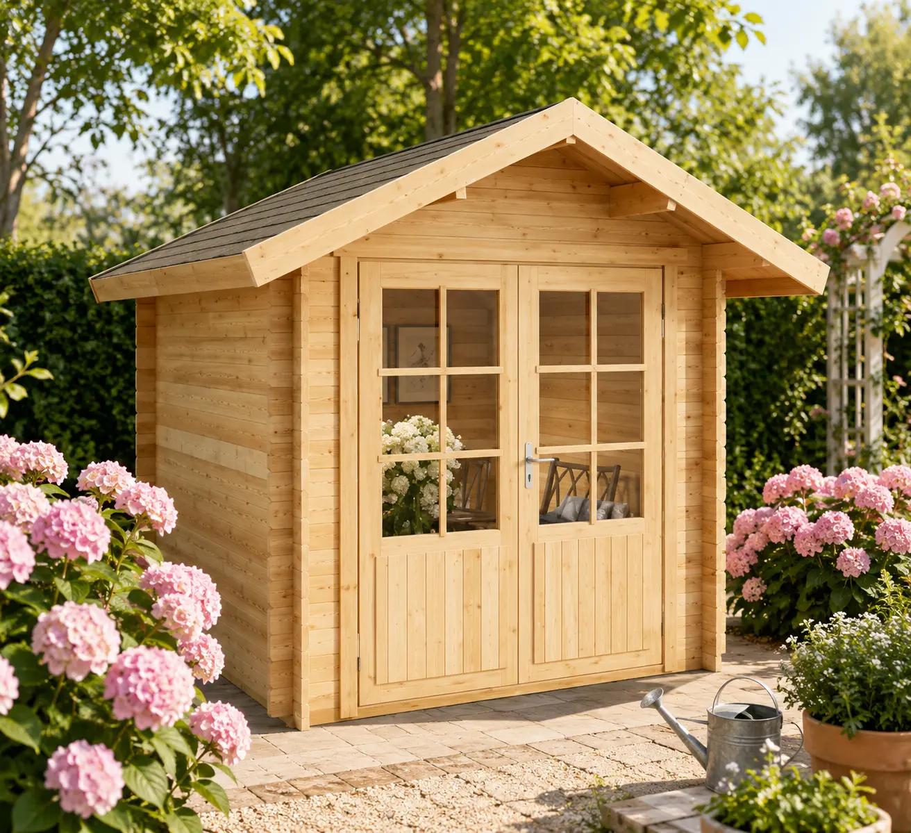 Gartenhaus Komplettset