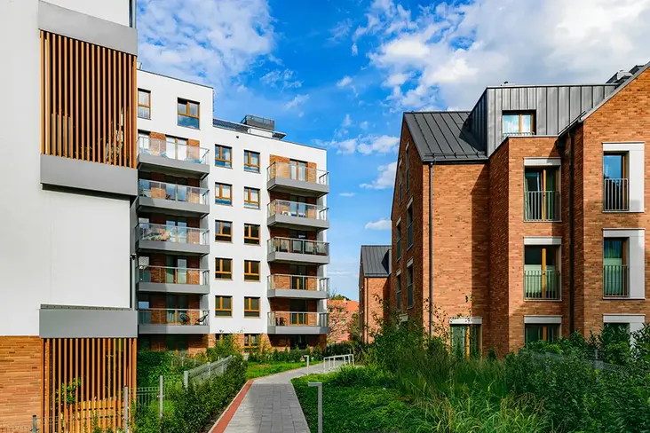 new residential flats and houses