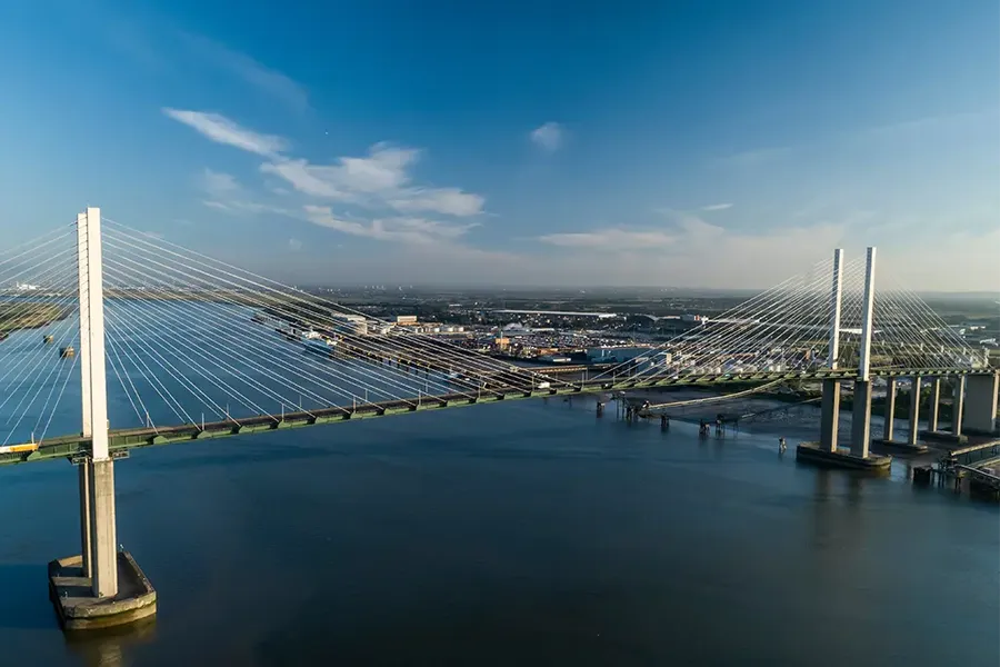 Queen Elizabeth II Bridge, Dartford, South East England