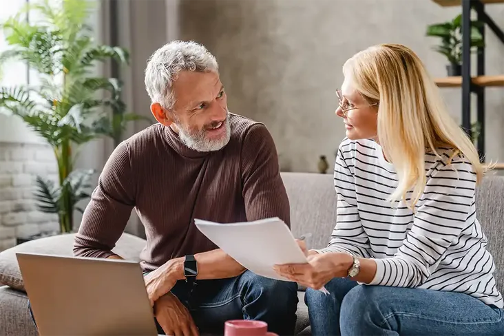 a couple looking into whether they should remortgage to reduce their payments