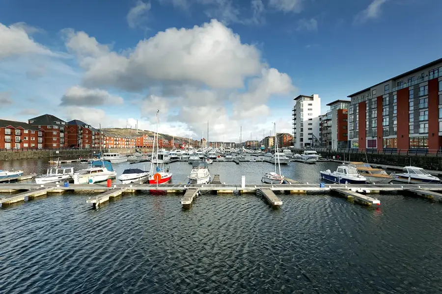 8Swansea Marina South Dock area, Wales UK