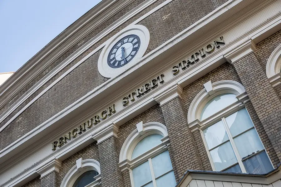 trains from Rainham go direct to Fenchurch Street Station in London UK