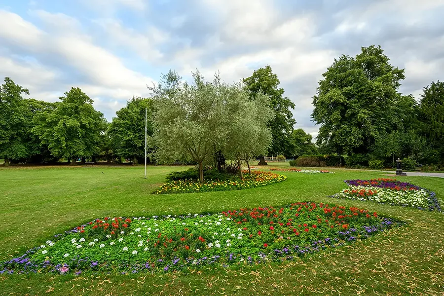 the Croydon Road recreation ground in Beckenham, London UK