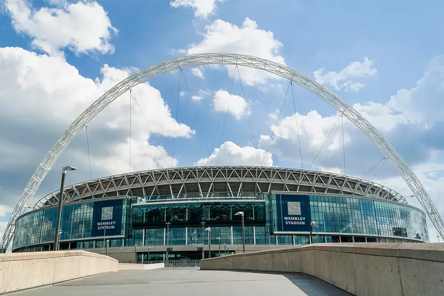Wembley Stadium at Wembley Park, London UK