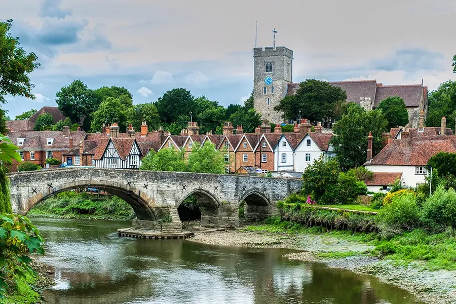 Aylesford, Maidstone, Kent and the River Medway