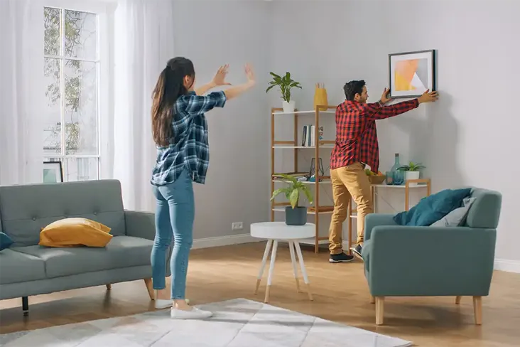 first time buyers moving into the home they bough using a help to buy scheme