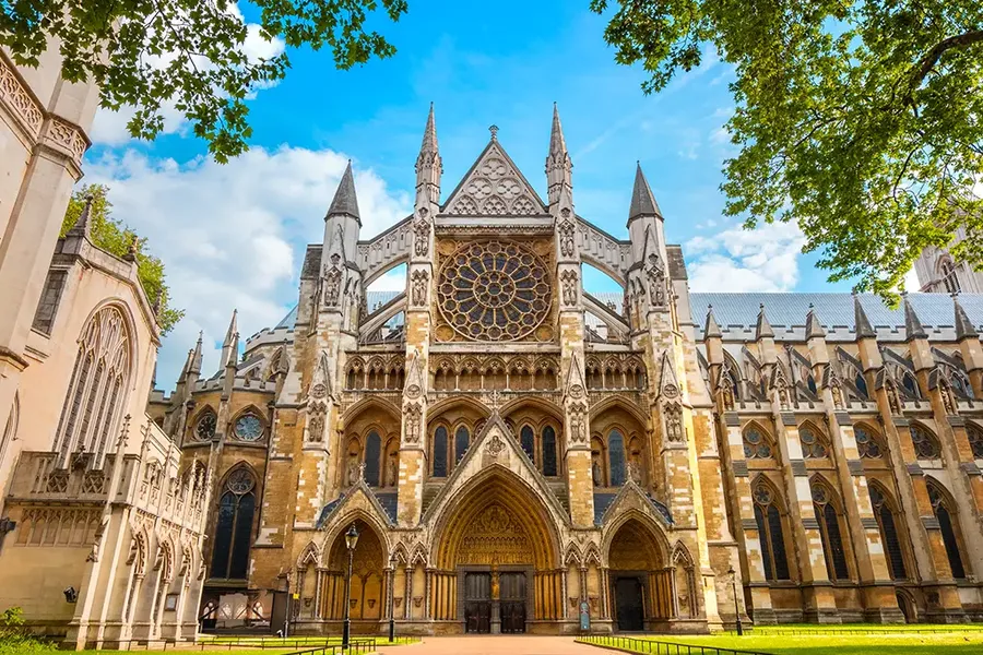 Westminster Abbey Church in London, UK