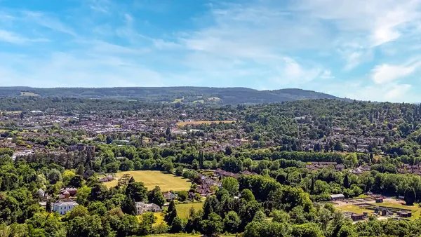 picturesque villages and Surrey Hills in Surrey, South East England, UK
