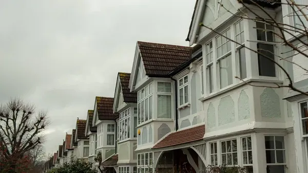 row of terraced houses in Ealing, west London