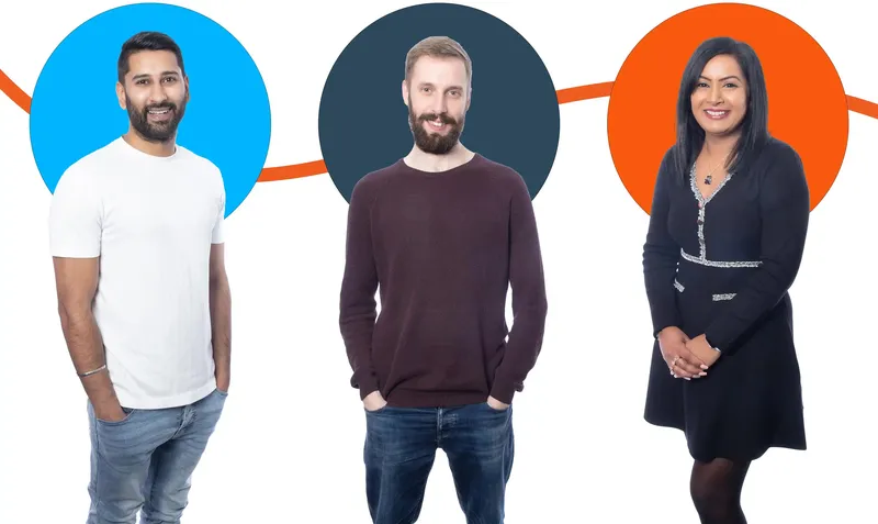 Tarbir, Tom and Arti from the Move Specialists team