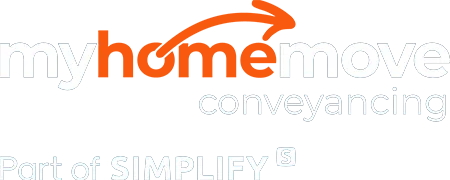 Logo for "myhomemove conveyancing," part of SIMPLIFY.
