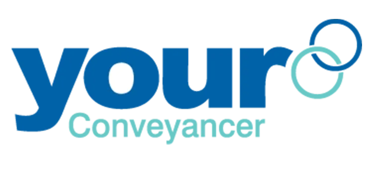 Logo with the text "Your Conveyancer" in blue. Two overlapping circles are above the letter "r" in "Your."