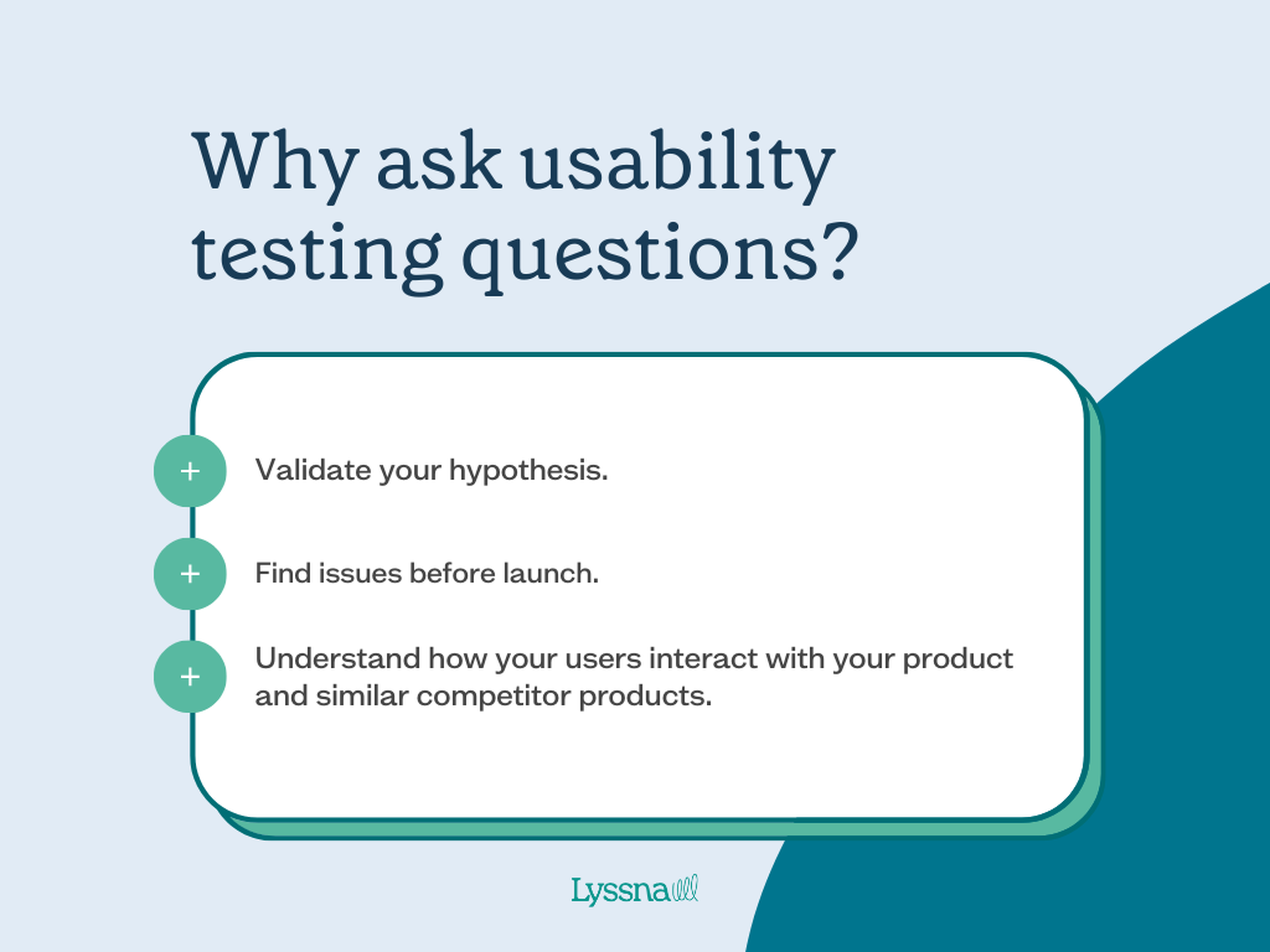 Usability testing questions 5 types with examples Lyssna