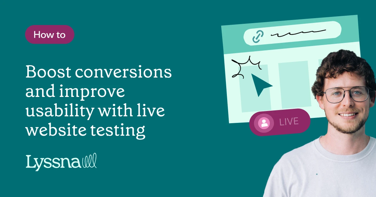 Live website testing | Lyssna