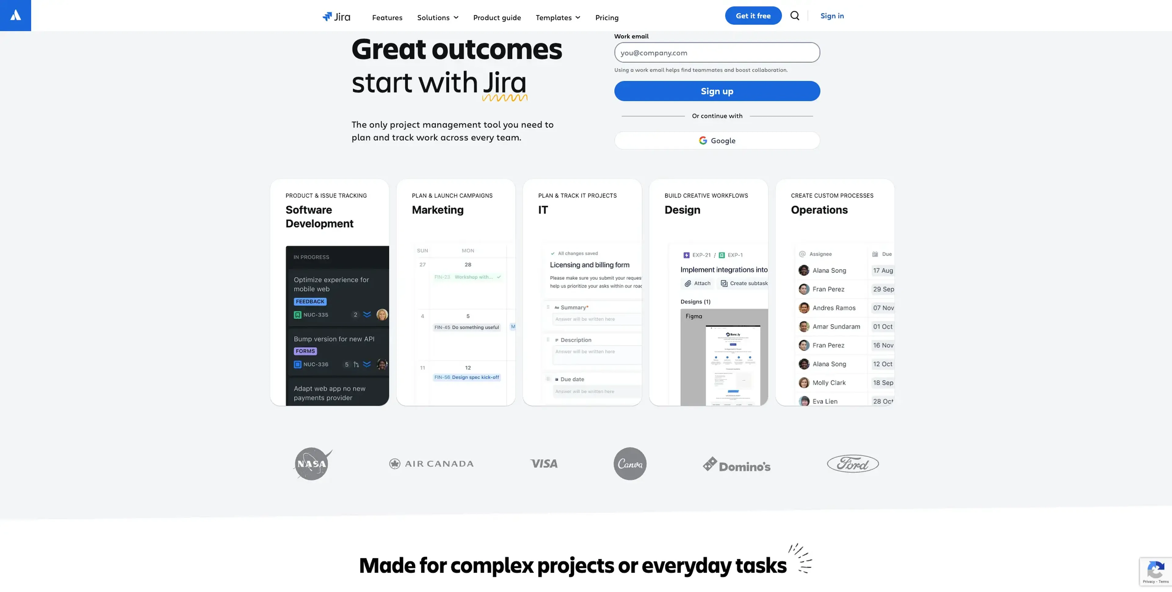Product management tools
