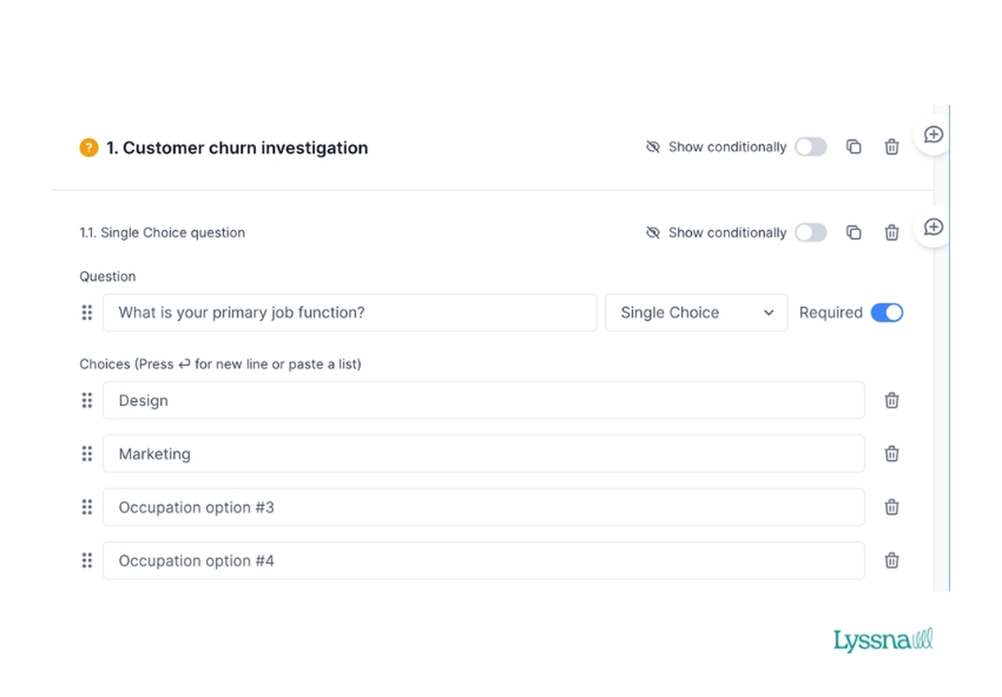 Filter test results based on answer