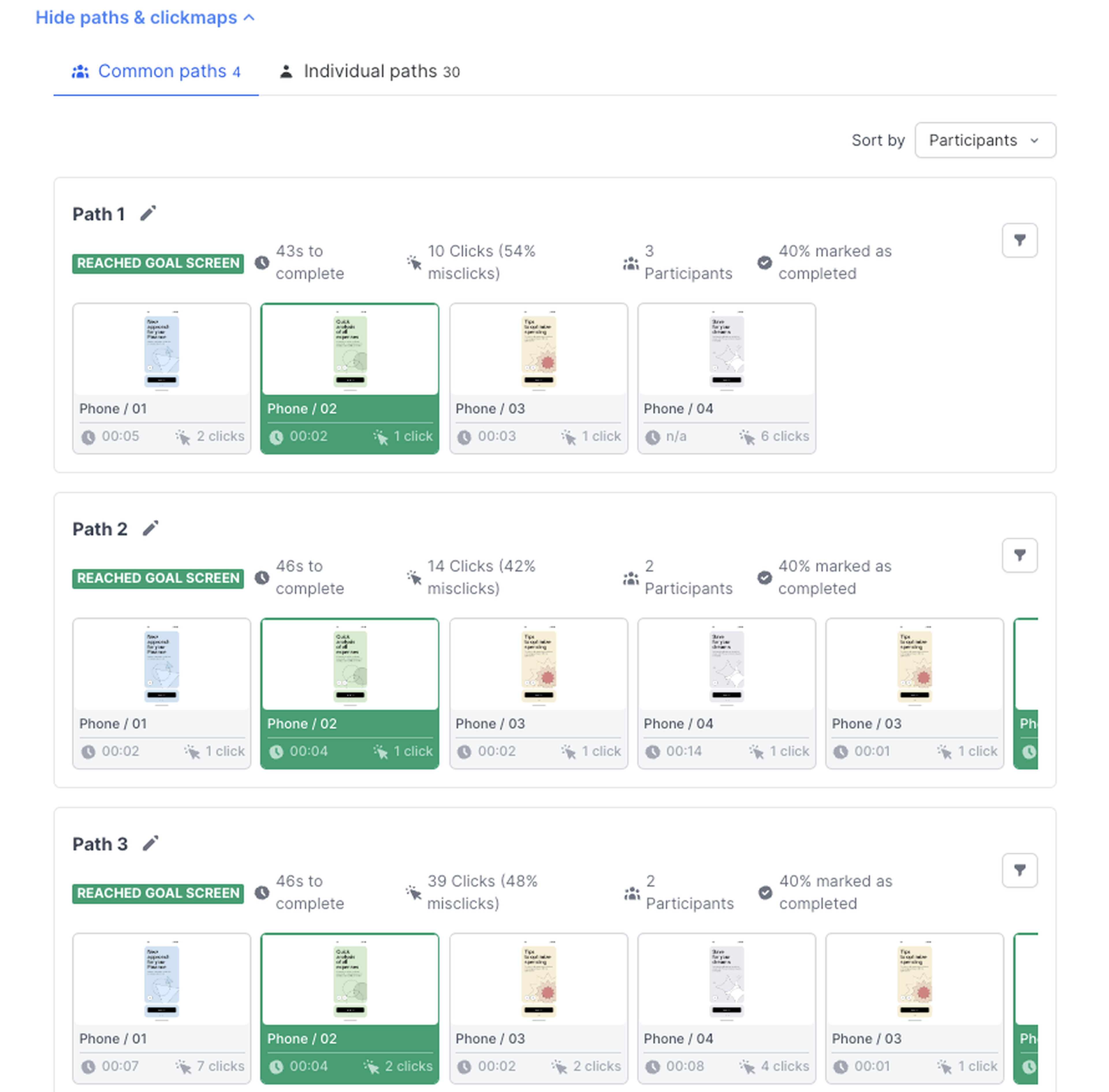 Figma prototype testing