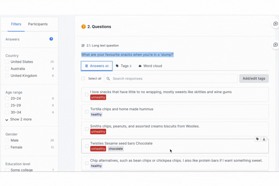 How to tag your results in Lyssna