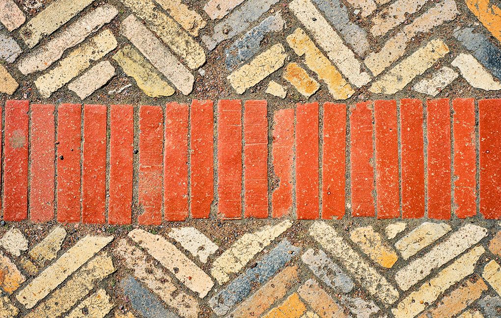 A picture of some decorative brickwork