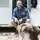 Campingfreund Christian mit seinem Hund Mila