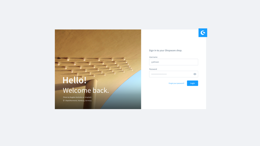 Shopware Login - Beter Bekend e-commerce