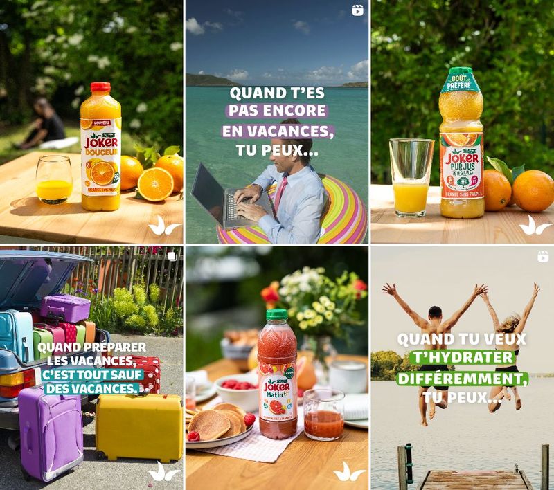 Instagram Feed of Joker France (jokerfrance_officiel) with 6 images
