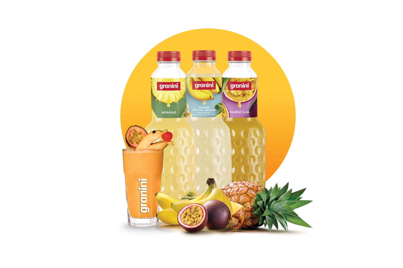 Visuels cocktails rond passionnata sans alcool maracuja