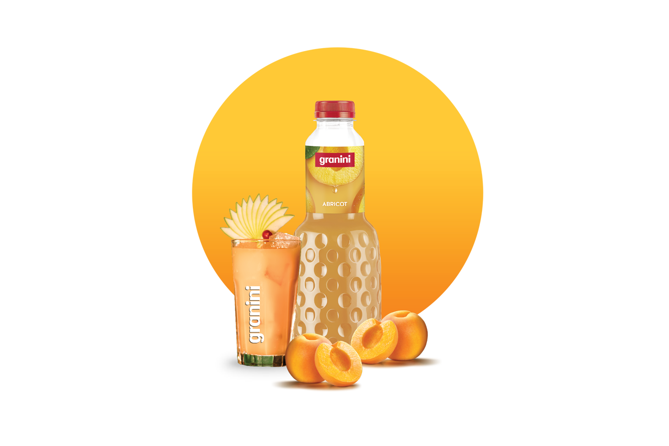 Visuels cocktails rond abricotier