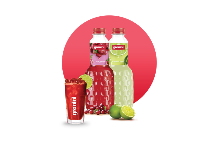 Visuels cocktails rond virgin cosmopolitan