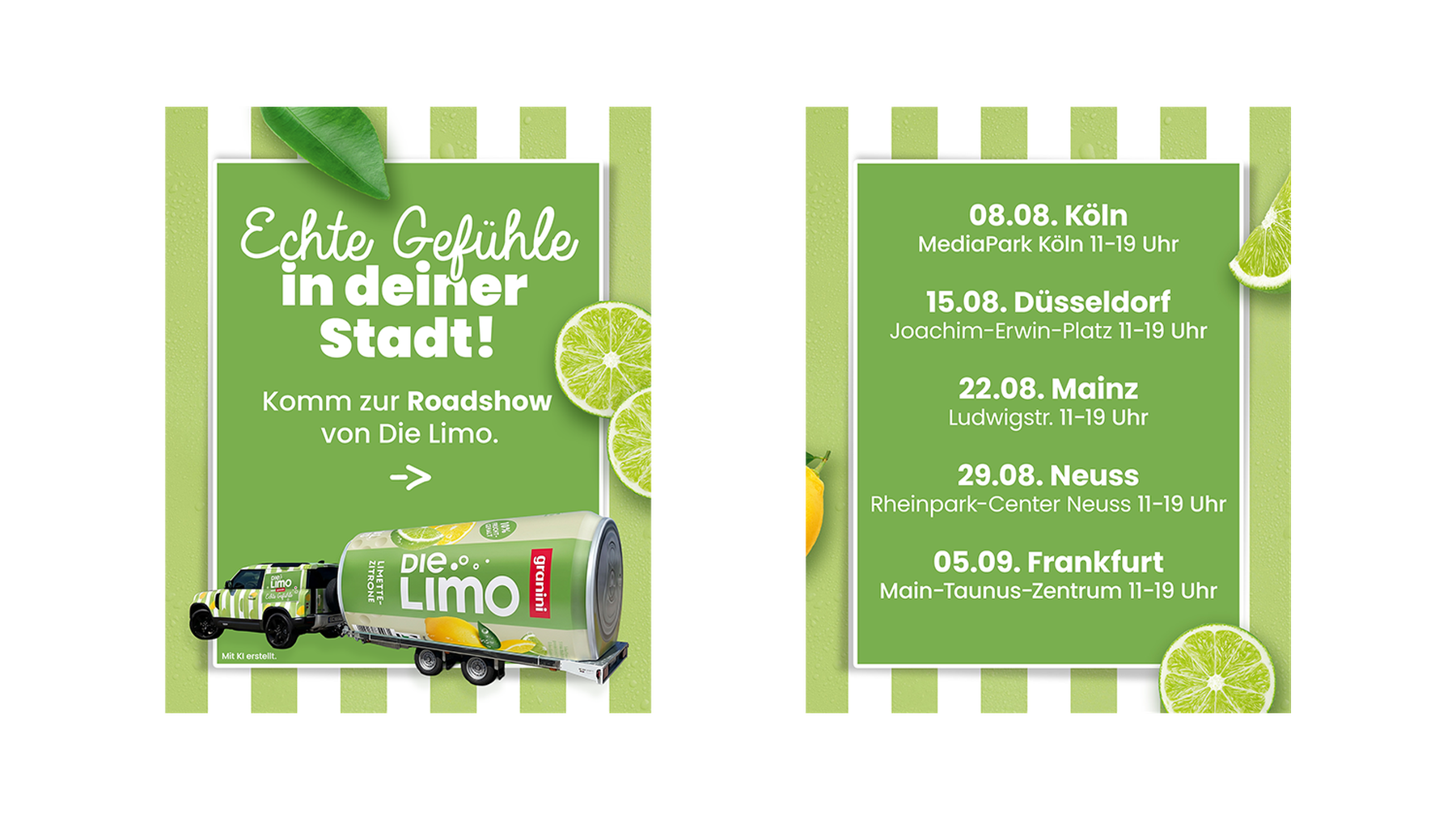 Daten die Limo Roadshow