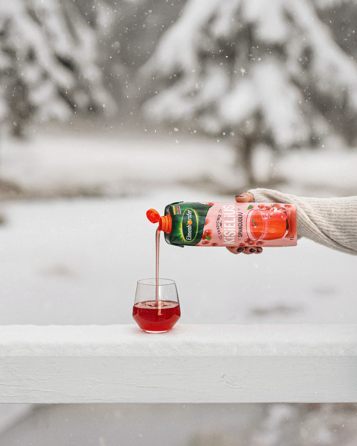 Elmenhorster spanguolių kisielius