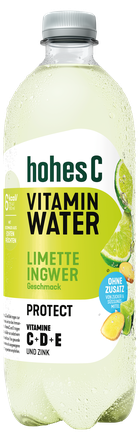 Vitamin Water Protect - Limette Ingwer
