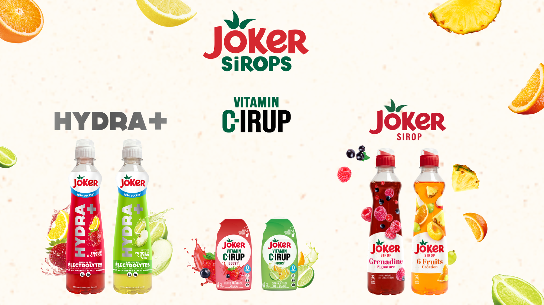 Gamme Joker Sirops