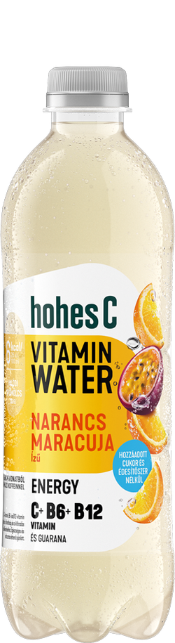 HC Energy vitamin water 0,5L HU