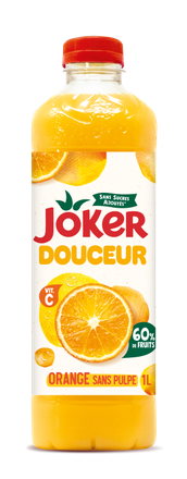 Joker Douceur Orange Sans Pulpe 1L