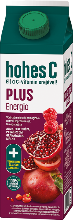 1 l tetrapack of hohes C plus energia with iron