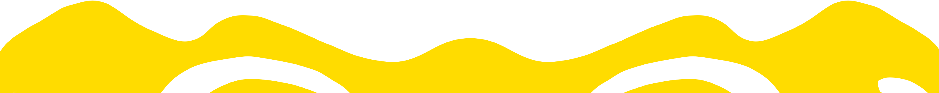 Illustration of yellow hair with a jagged edge above two arched black eyebrows on a black background.