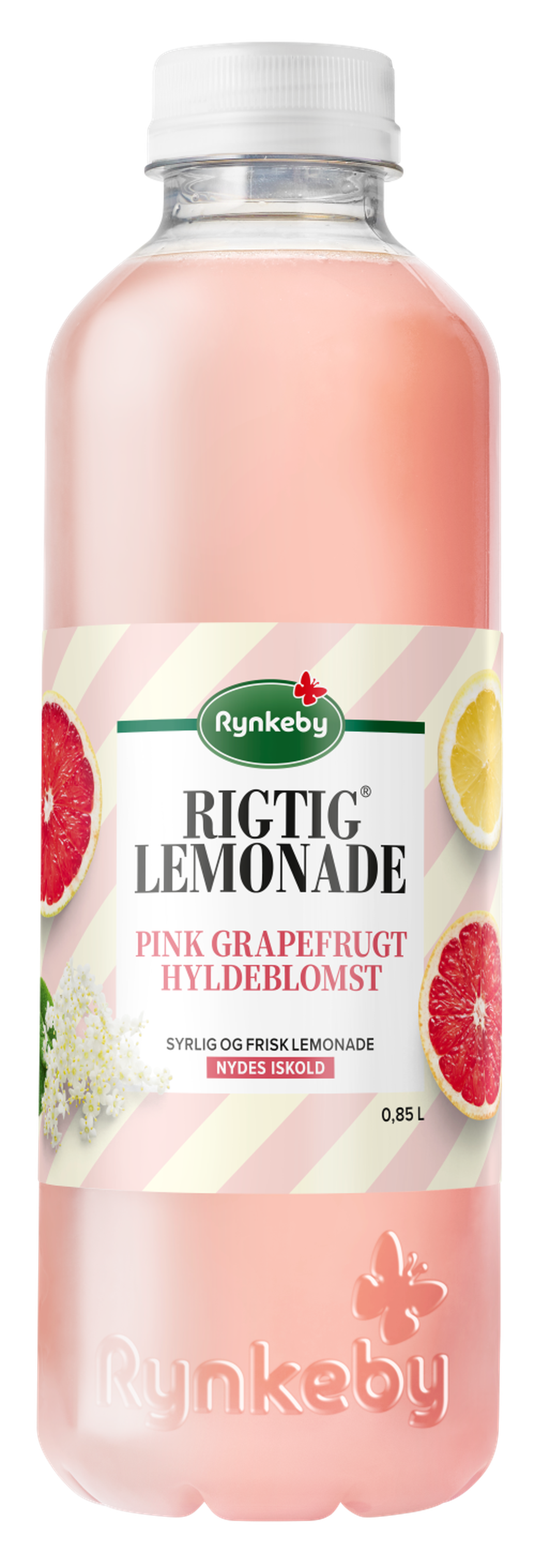Rigtig Lemonade Rynkeby pink grapefrugt hyldeblomst