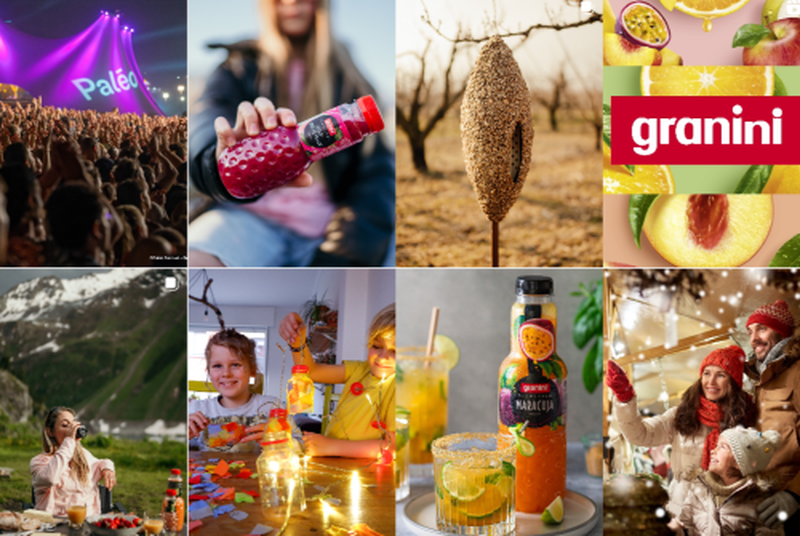 granini Schweiz auf Instagram: granini_ch Feed with 8 images