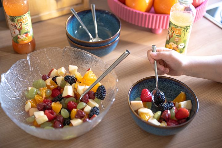 Obstsalat fertig