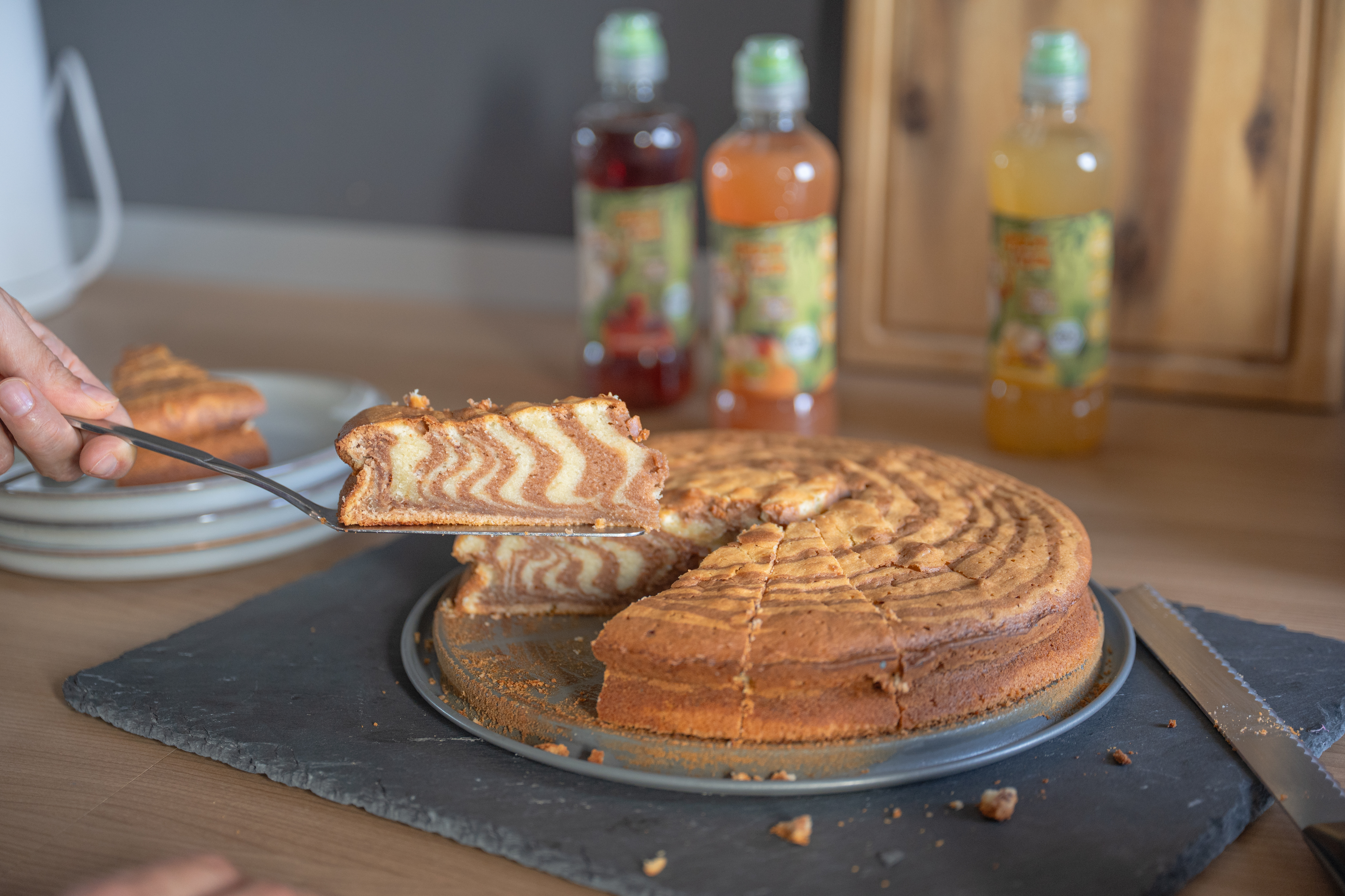 Tigerkuchen fertig