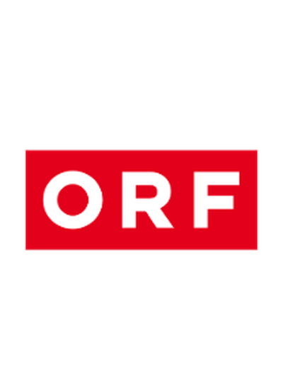 Das Logo des Österreichischen Rundfunks ORF: weiße Großbuchstaben auf einem roten Rechteck.