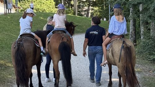 Reiten beim Familienfest