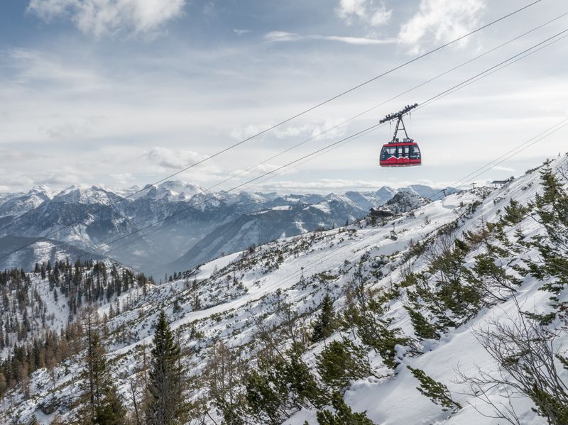 Bergbahn Feuerkogel im Winter