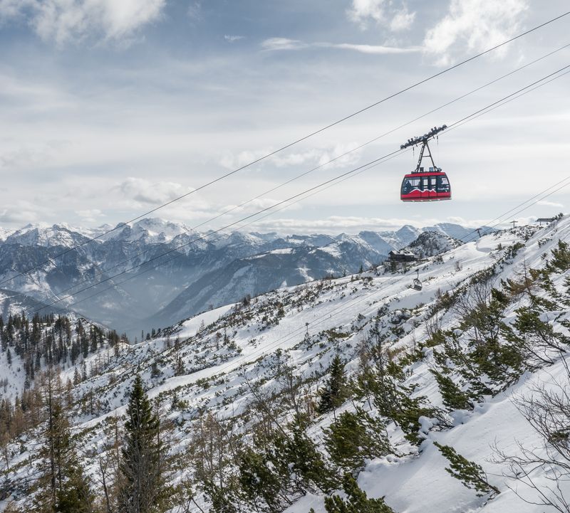 Bergbahn Feuerkogel im Winter
