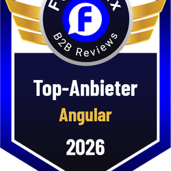 Angular Top Anbieter Feedbax 2026 Auszeichnung